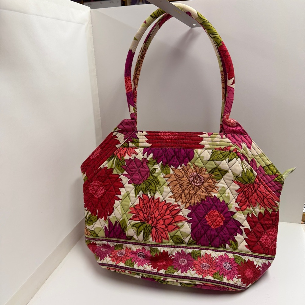 Vera Bradley Floral Quilted Tote Bag
